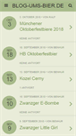 Mobile Screenshot of blog-ums-bier.de